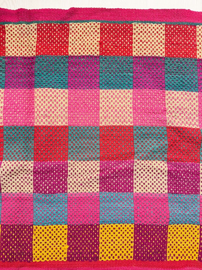 Alpaka İpi Renkli Kilim