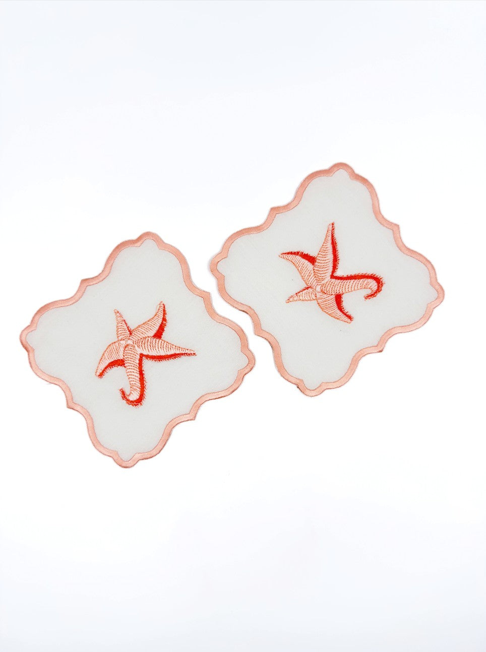 Denizyıldızı Keten Bardak Altlığı (2'li Set)