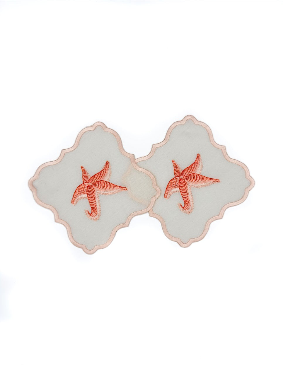 Denizyıldızı Keten Bardak Altlığı (2'li Set)