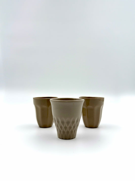 Seramik Espresso Fincan Seti (3'lü Set)