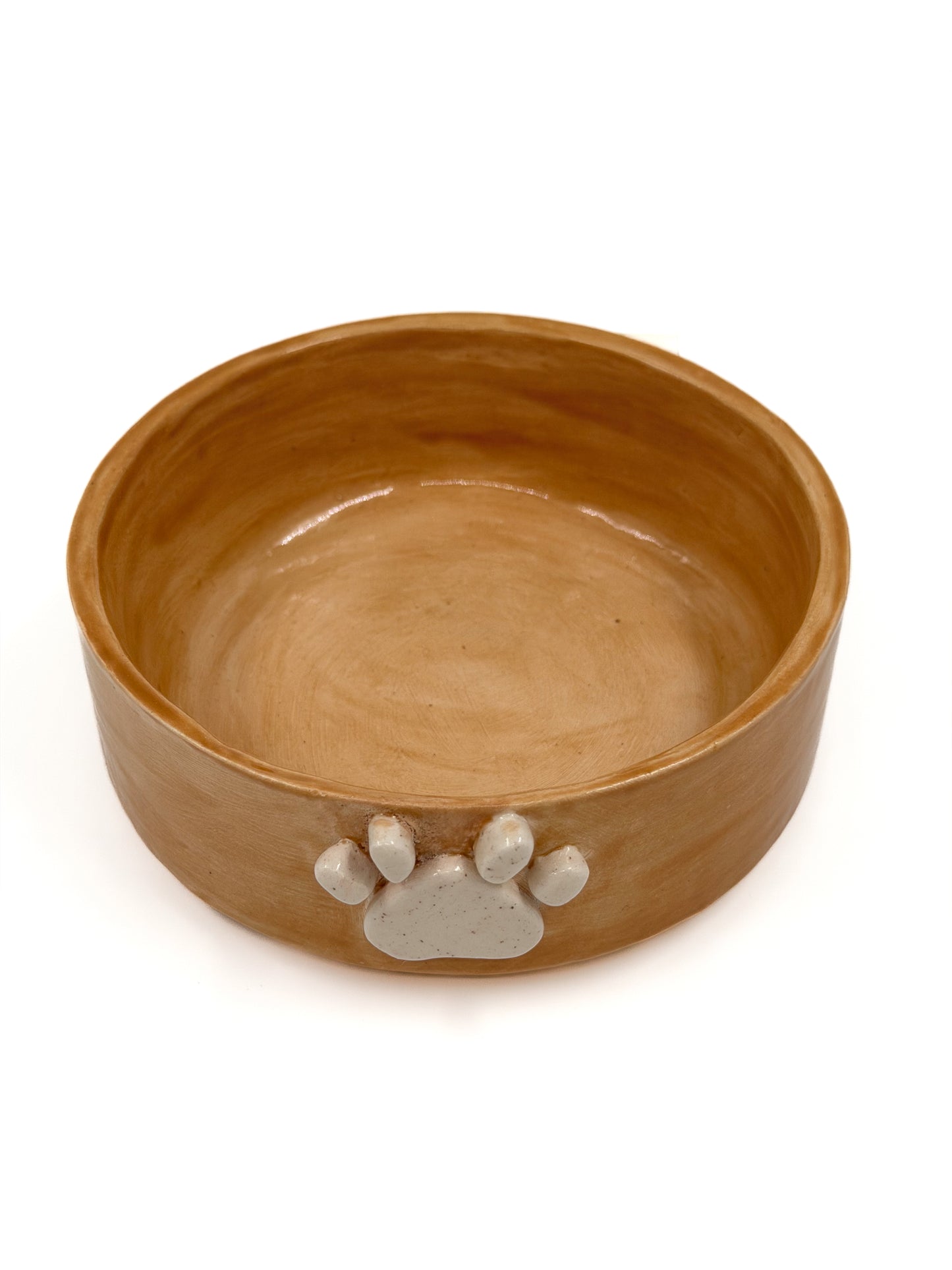 El Yapımı Seramik Kedi & Köpek Mama Kabı-Pati