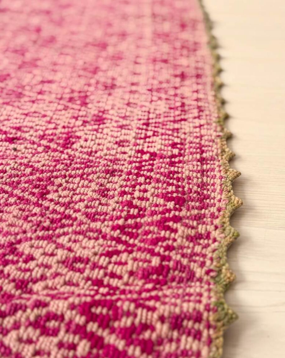 Alpaka Yün Renkli Kilim
