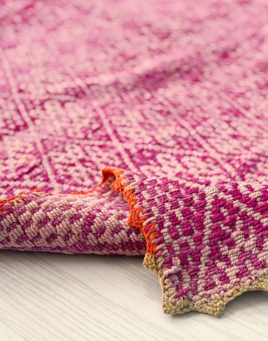 Alpaka Yün Renkli Kilim