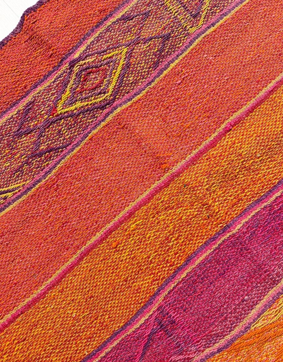 Alpaka Yün Renkli Kilim