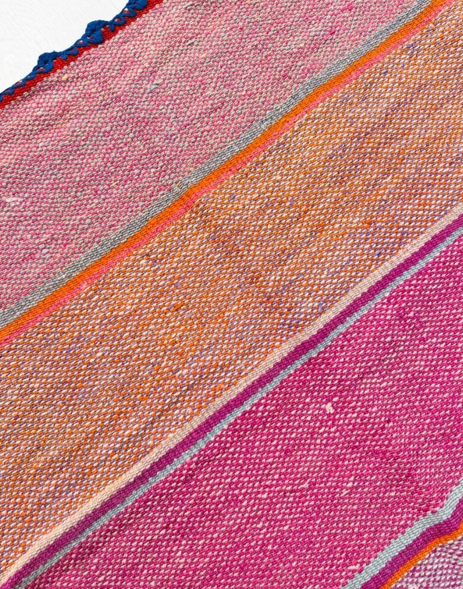 Alpaka Yün Renkli Kilim