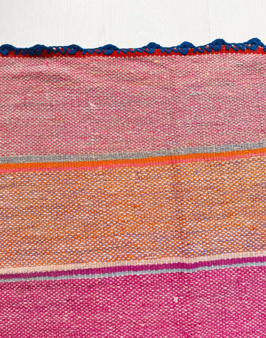 Alpaka Yün Renkli Kilim