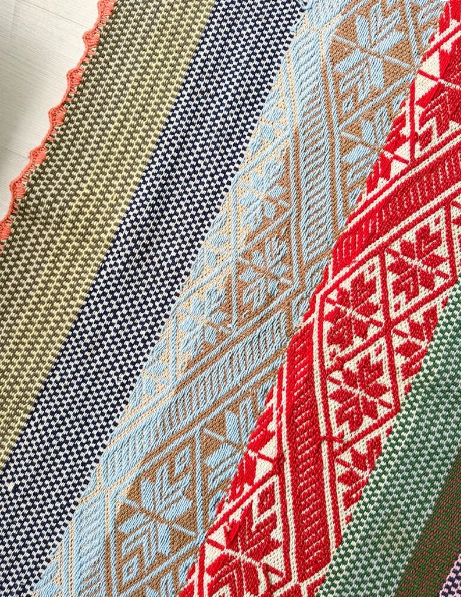 Alpaka İpi Renkli Kilim